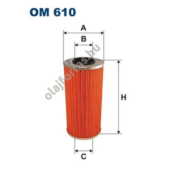 OM610 Filron olajszűrő