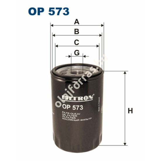 OP573 Filron olajszűrő