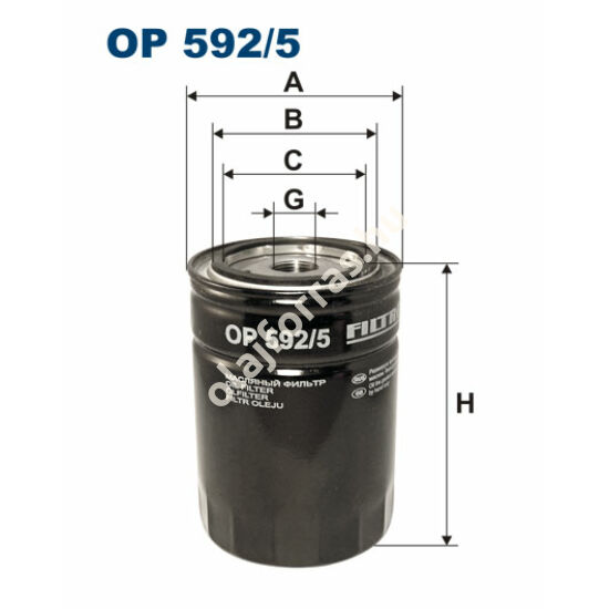 OP592/5 Filron olajszűrő