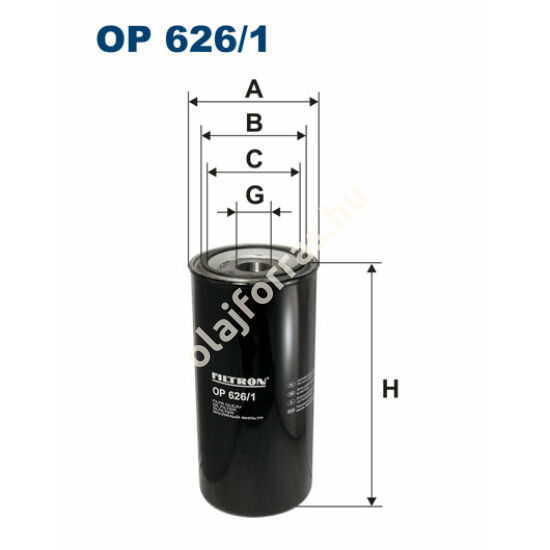 OP626/1 Filron olajszűrő