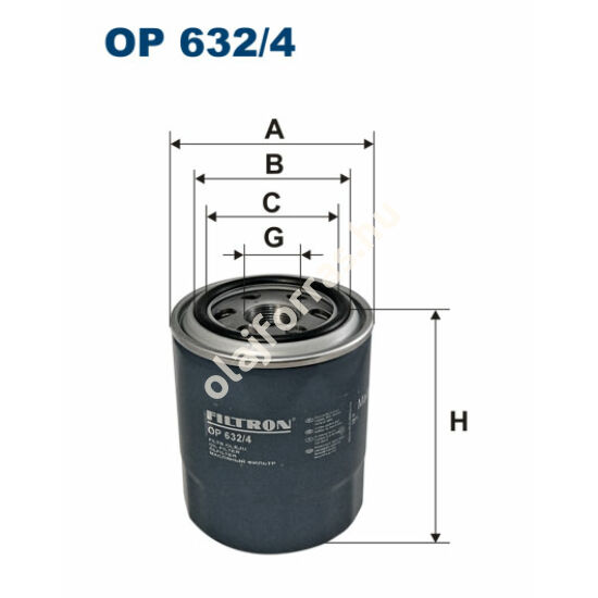 OP632/4 Filron olajszűrő