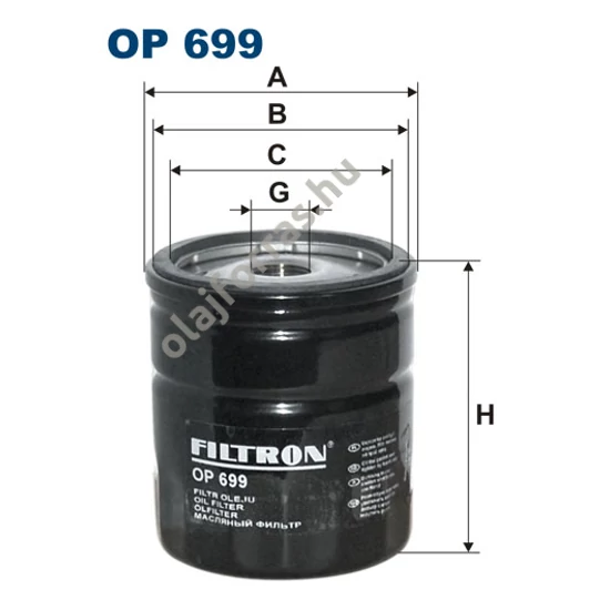 OP699 Filron olajszűrő