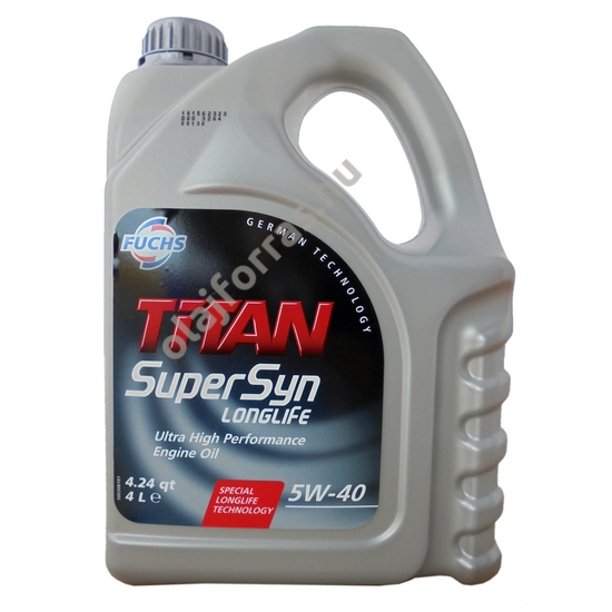 FUCHS TITAN SUPERSYN 5W-40 4L