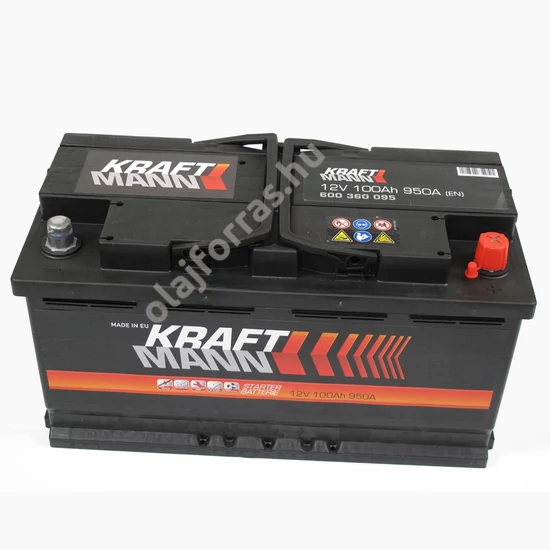 Kraftmann 100Ah/950A J+ L5 (353*175*190)