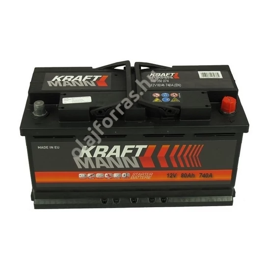 Kraftmann 80Ah/740A J+ (315*175*175)A