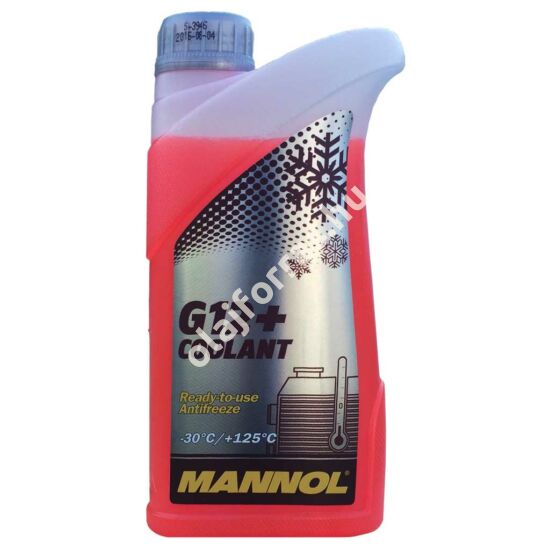 Mannol G12+ készre kevert fagyálló -30°C (G12 piros) 1L