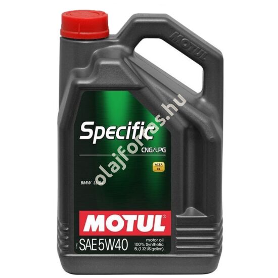 MOTUL SPECIFIC CNG/LPG 5W-40 5L