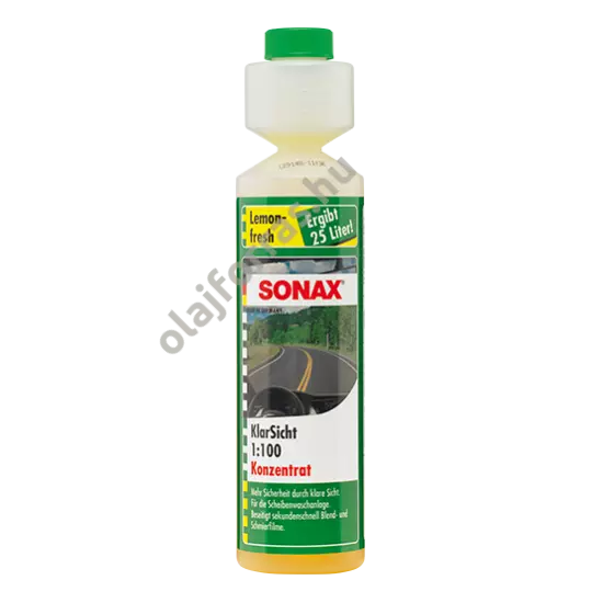 Sonax nyári szélvédőmosó koncentrátum citrus 1:100 250ml 
