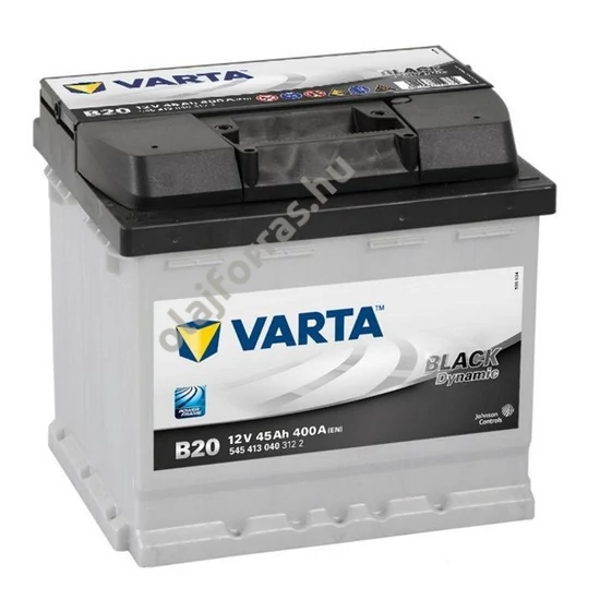 Varta Black 45Ah/400A B+ (207*175*190)N