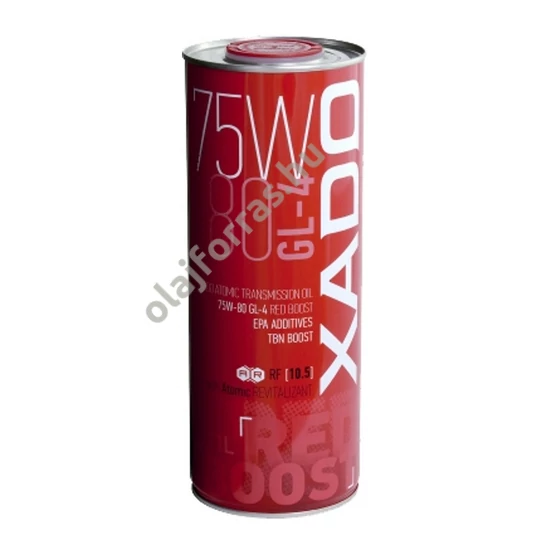 Xado 75W-80 GL4 Red Boost hatóműolaj 1L (Xado GL-4 75W-80 1L)